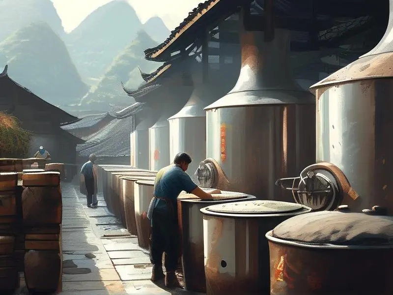 贵州酿酒人集团有限公司酿酒车间实景