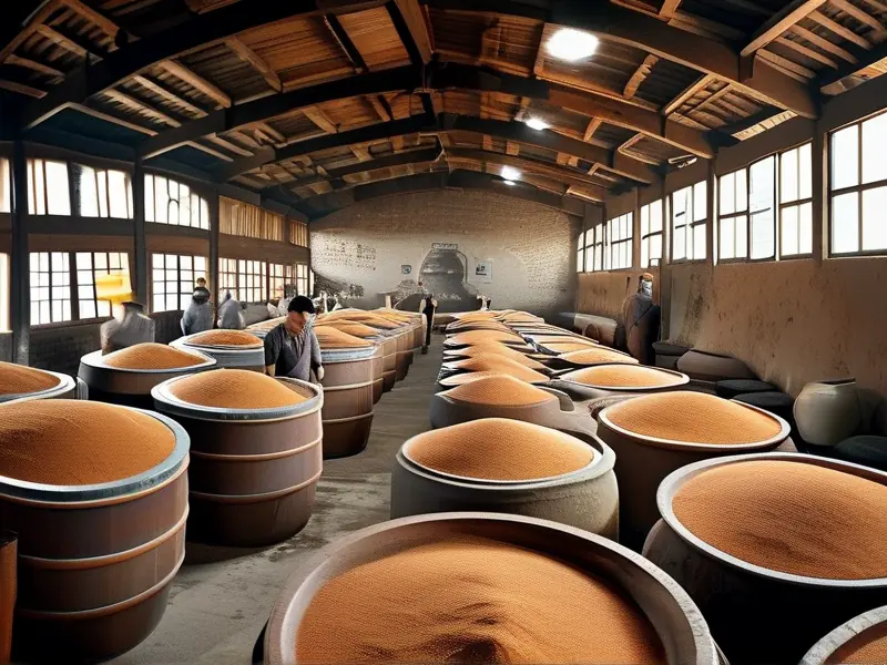 贵州一九三五酿酒有限公司传统酿造车间实景