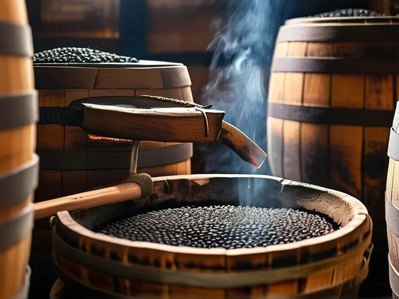 古老的烤酒方法演示图