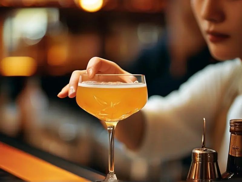 杭州调酒培训学校学员练习调酒