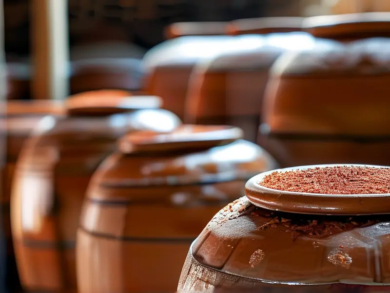 红曲酿酒发酵温度监控实拍图