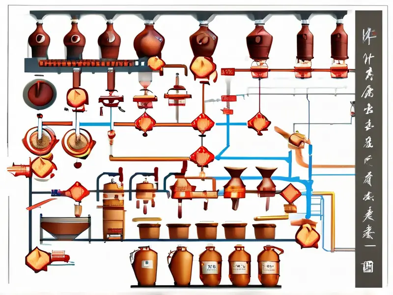 怀庄酒酿造工艺流程图