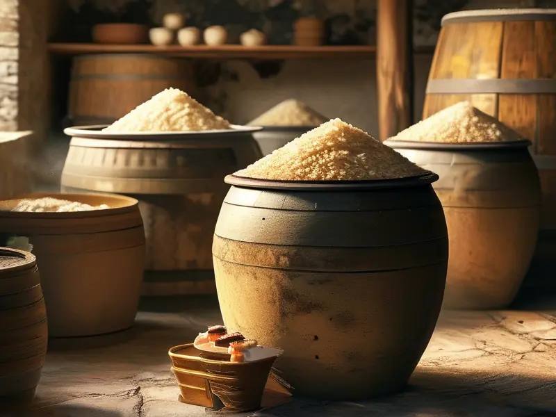 传统黄酒制作工艺流程实拍图