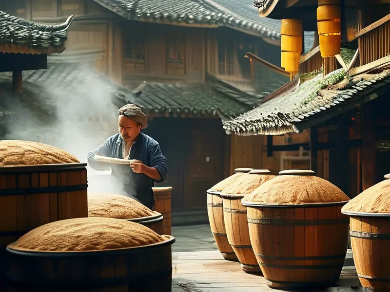 湖南传统酿酒作坊实景展示