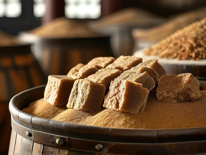 酱香酒酿造工艺用的曲块特写