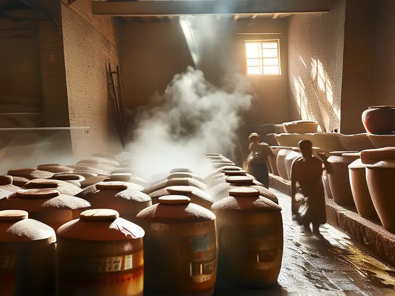 酱香型白酒传统酿造工艺现场实拍