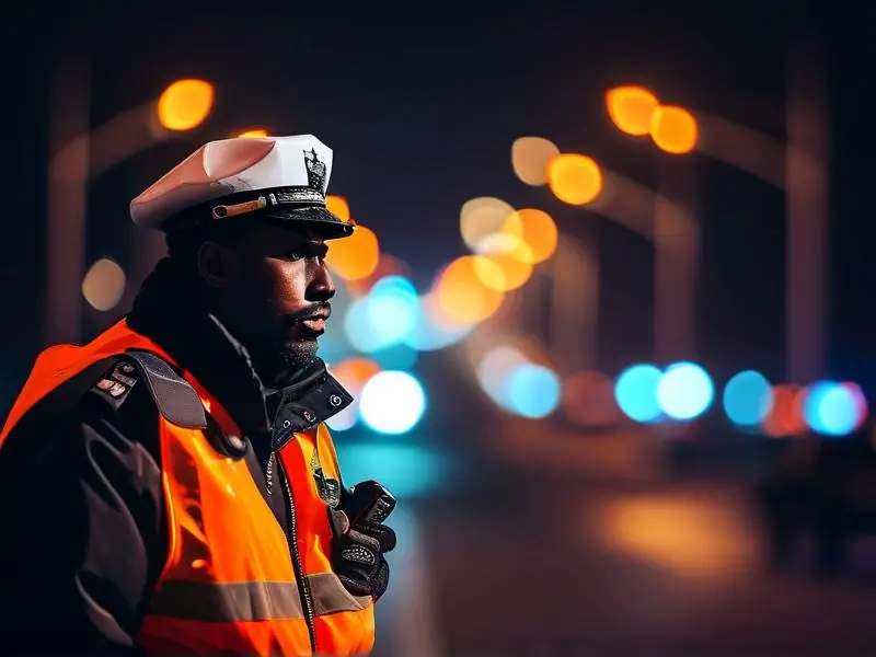 交警查酒驾现场检测流程