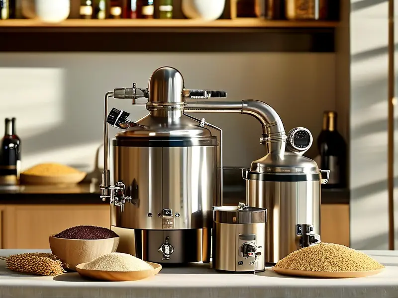 家庭自制酿酒设备全套工具实景展示