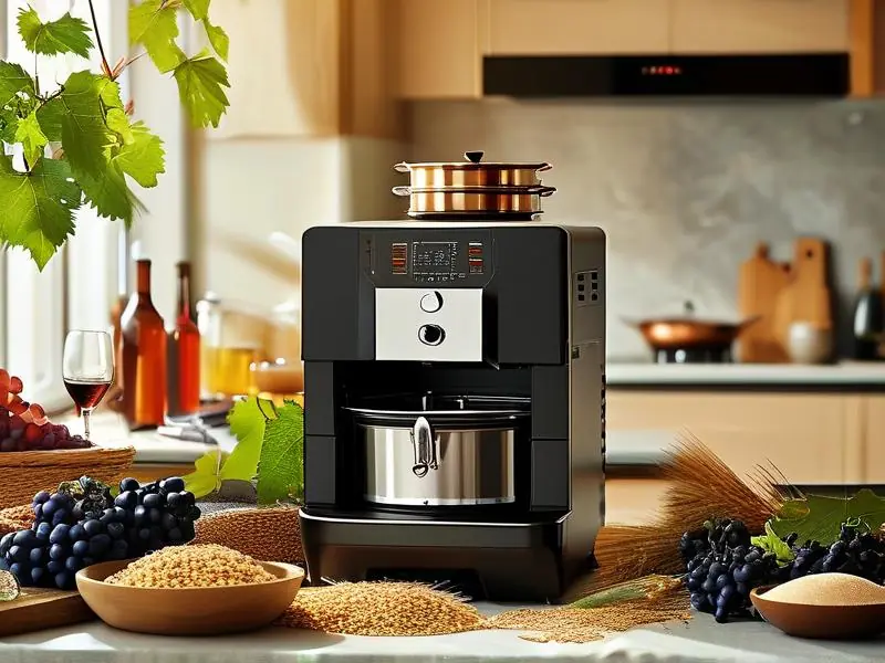 家用全自动酿酒机在厨房中的使用场景