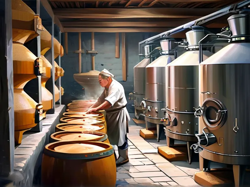 金徽酒酿造工艺展示