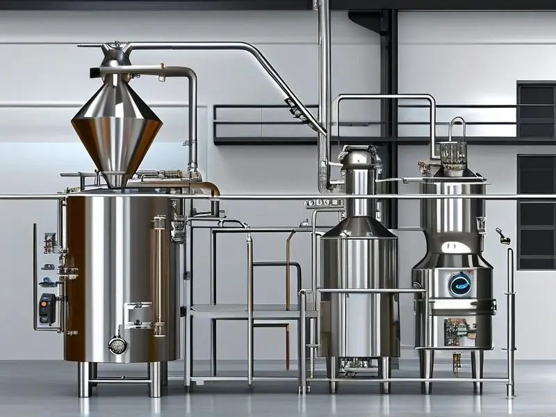 南楼山酿酒技术网展示的酒制造设备生产线