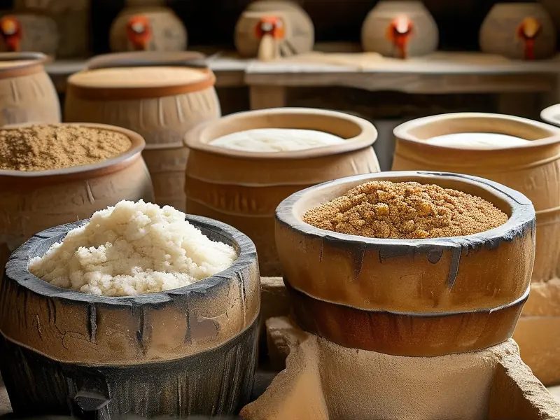 酒饼制作过程展示