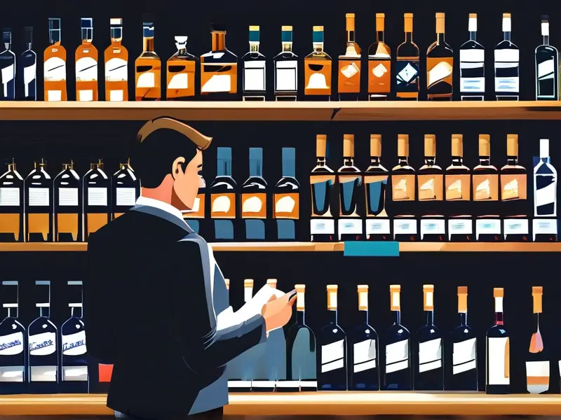 酒水代理业务洽谈与品牌选择场景