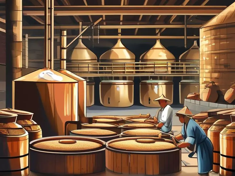 坤沙酿酒工艺流程实景展示