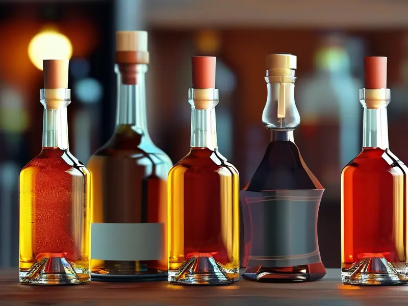 粮食酒与酒精酒对比图