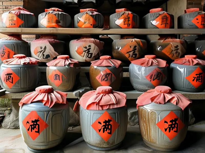 满月封坛酒制作过程展示