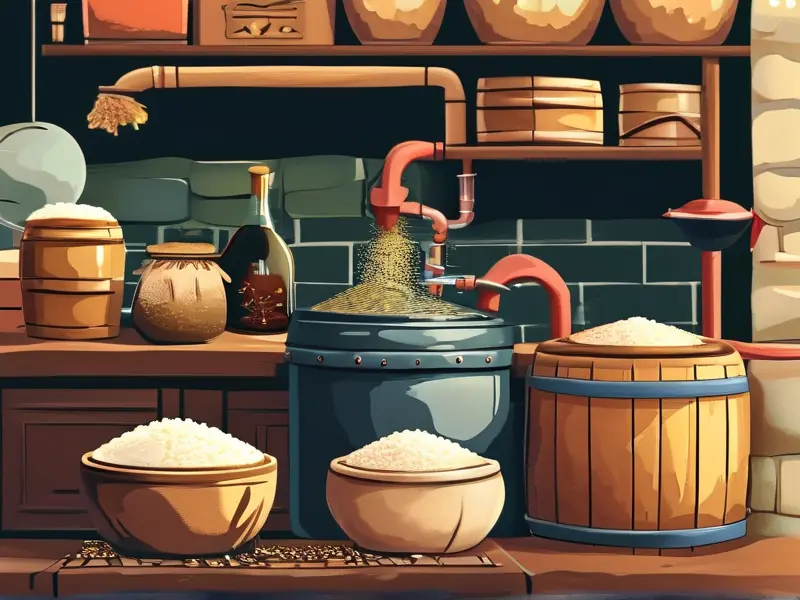 家庭自酿米酒的制作过程图解