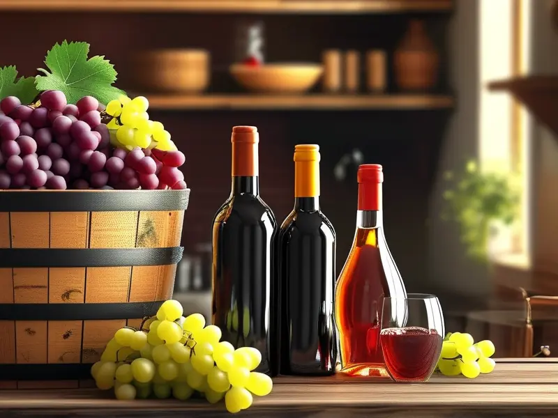 家庭自酿葡萄酒全过程示意图