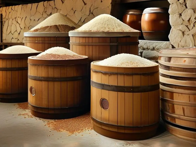 米香型白酒传统发酵工艺现场图