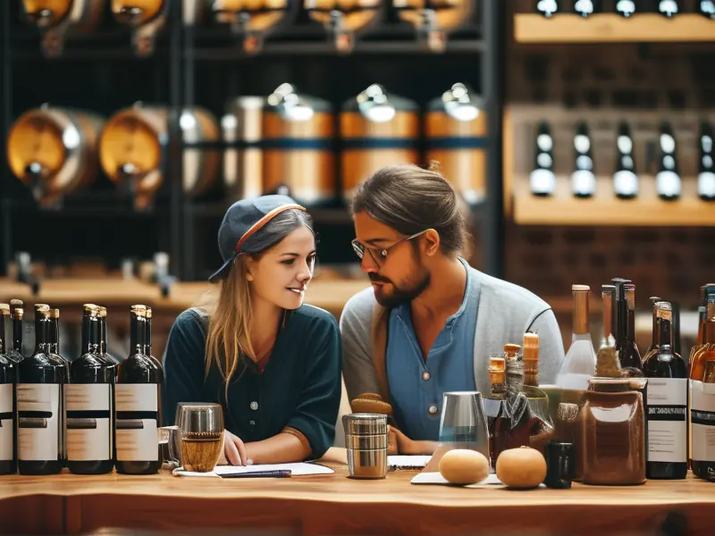 酿酒技术培训课堂现场教学