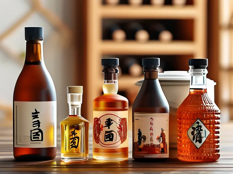 纯粮食酒与勾兑酒对比图