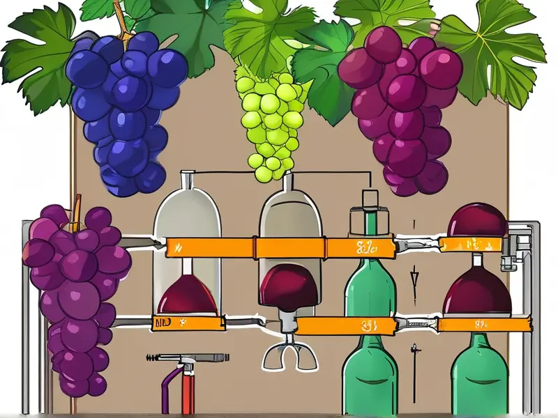 家庭自制葡萄酒步骤示意图