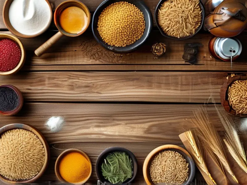 酿酒材料任务必备原料与工具展示