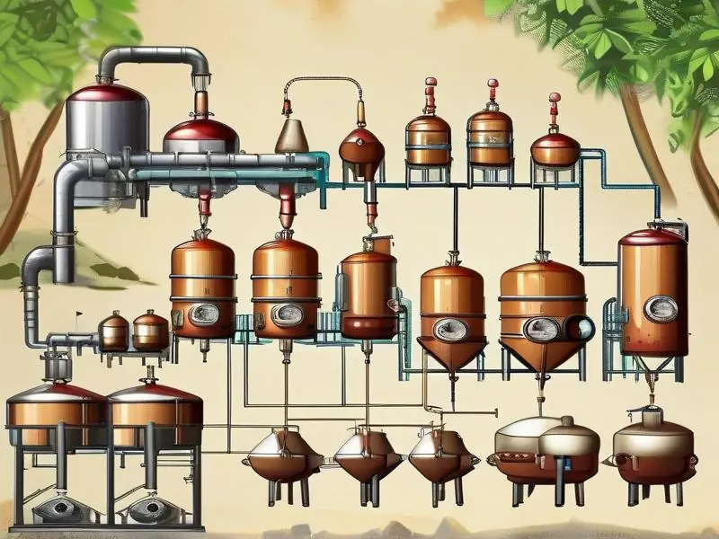 酿酒回配工艺流程图