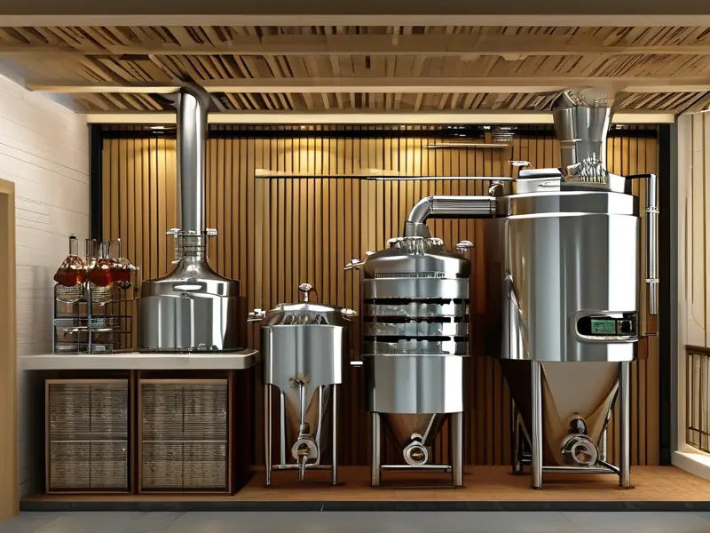 酿酒烤酒机器设备展示图