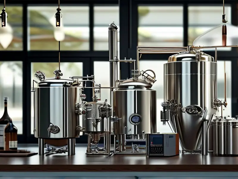 不锈钢酿酒设备工作场景展示
