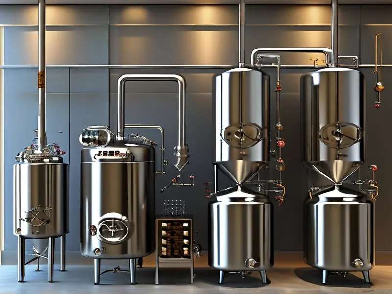 酿酒设备全套展示图