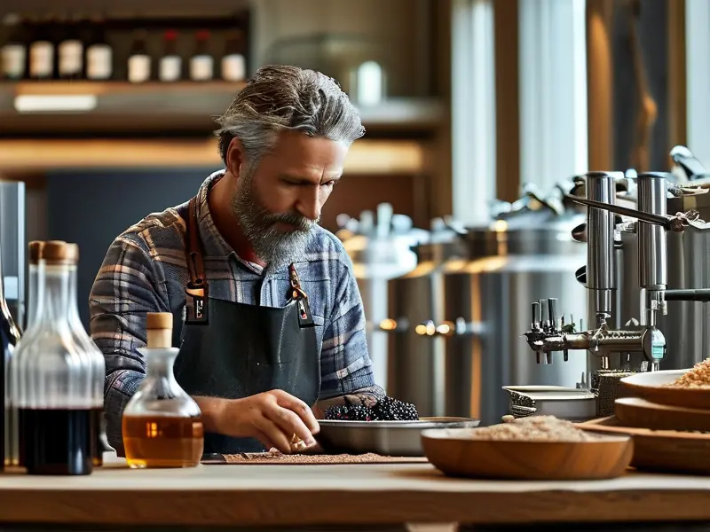 专业酿酒师工作场景展示