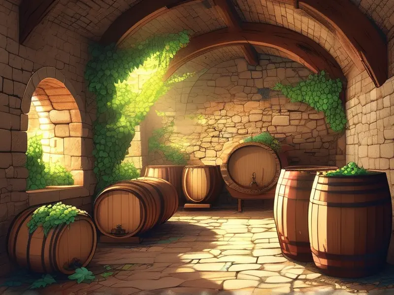 葡萄酒酿造流程示意图