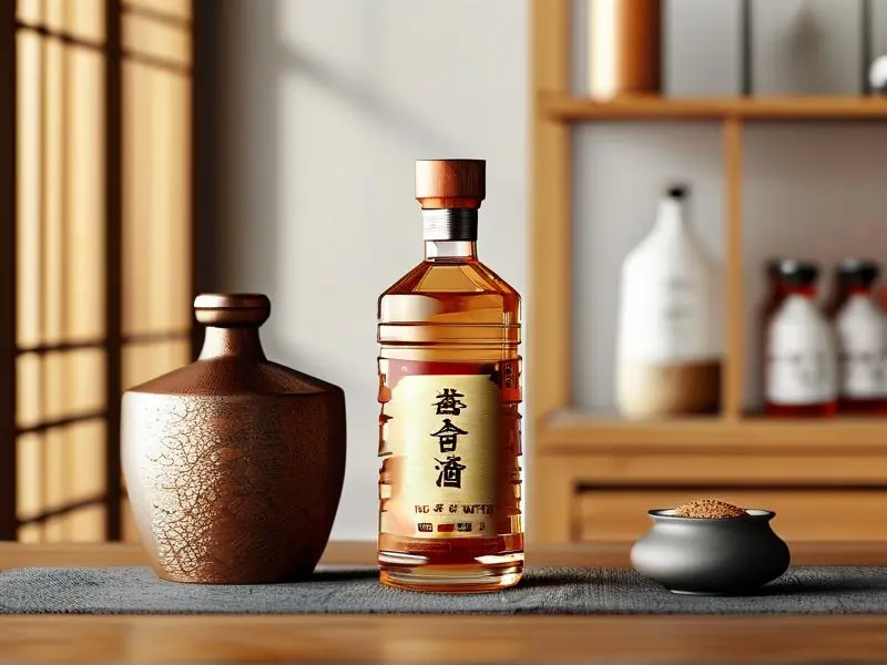 清香型纯粮酿造的白酒制作过程展示