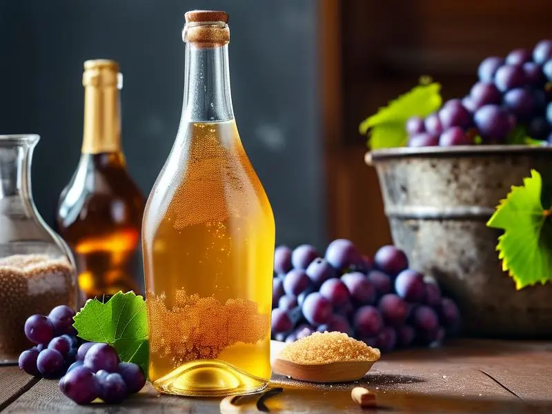 家庭自制起泡酒发酵过程实拍图