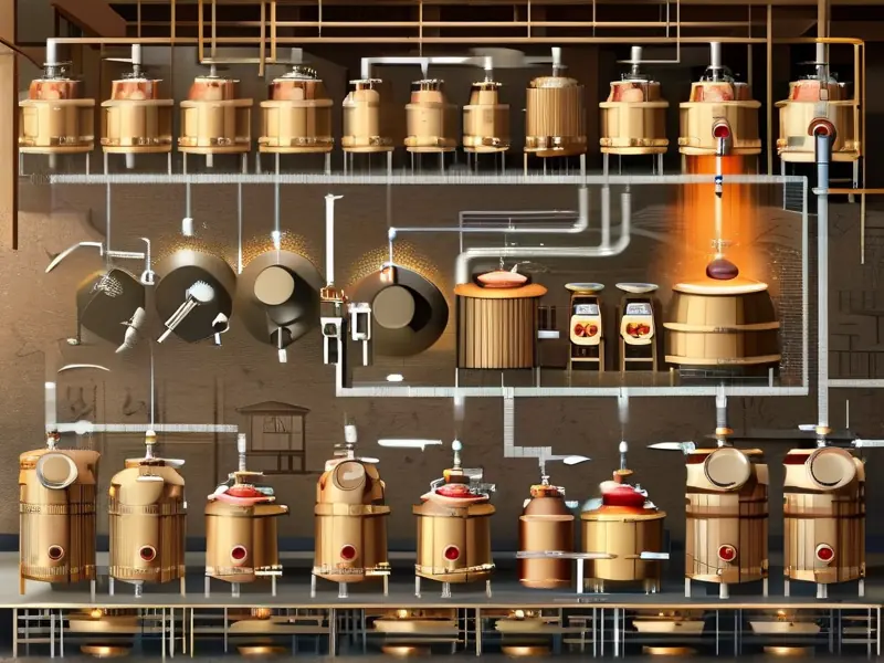 白酒生产工艺流程图