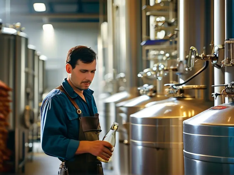 白酒生产工艺现场操作图