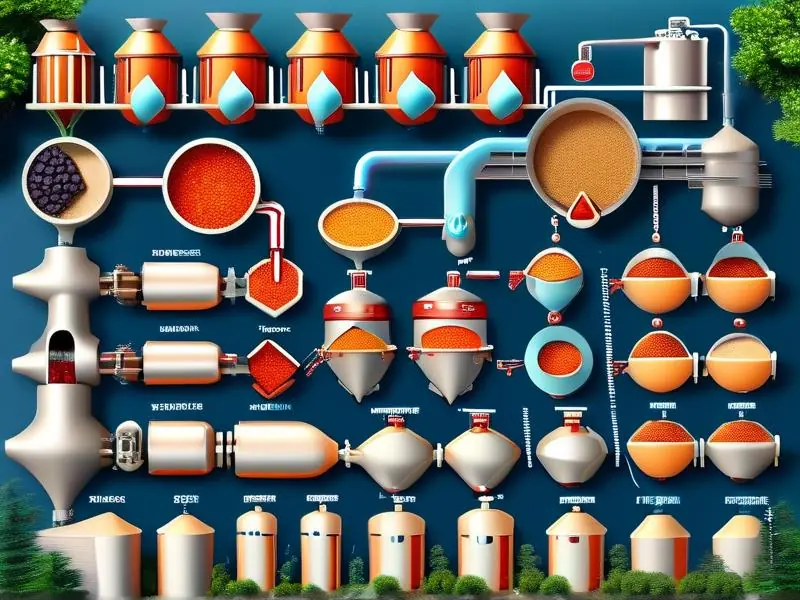 生料酿酒工艺流程图解