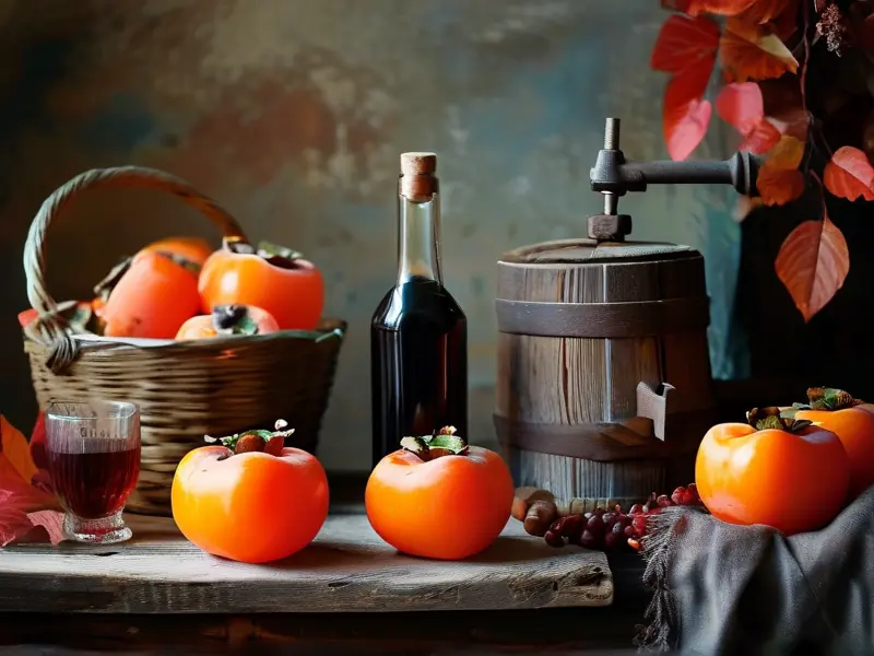柿子酿酒步骤展示