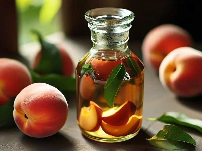 桃子泡酒制作过程及成品展示