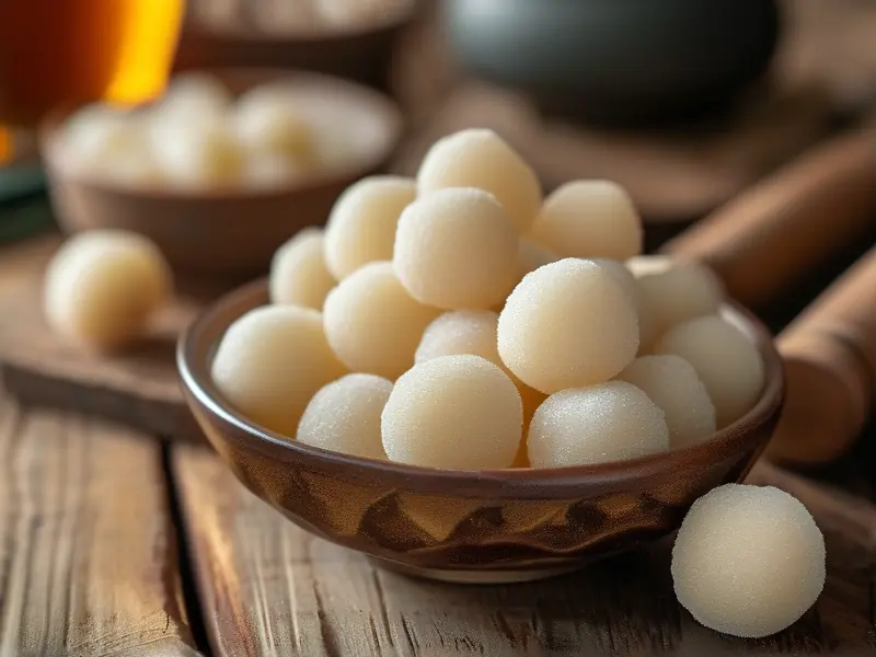 家庭自制甜酒曲成品展示