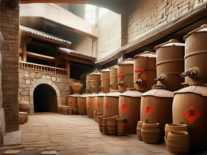 天酿酱香型白酒传统酿造工艺展示