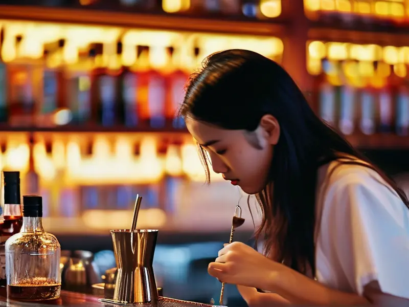 东莞调酒培训课堂实景