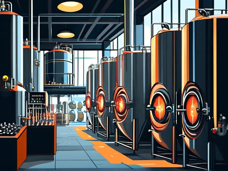 现代酿酒视频教程封面展示专业酿酒师操作设备