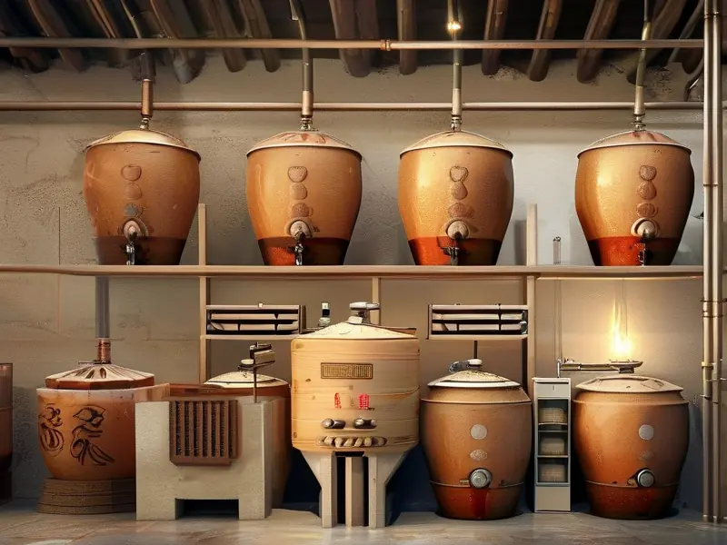 小清香型白酒传统酿造工艺展示