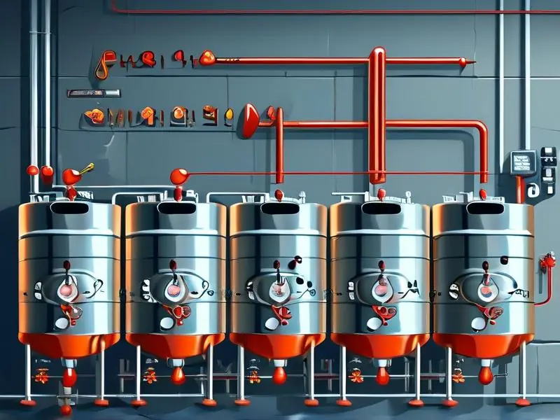 液态酿酒发酵过程及时间控制示意图