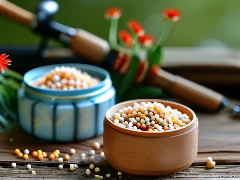 野钓酒米窝料制作步骤图解