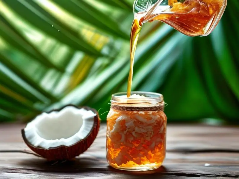 家庭自制椰子酒原料准备与发酵步骤图解