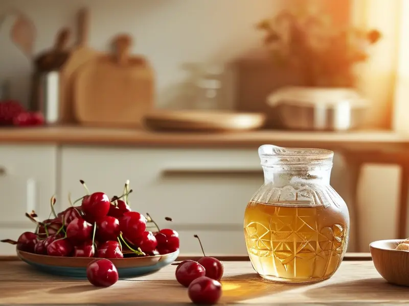 樱桃泡酒制作过程实拍图