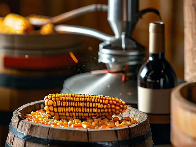 玉米酒酿造过程关键步骤实拍图解